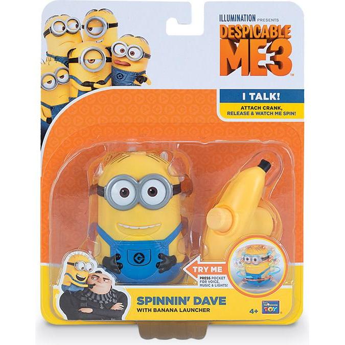 Thinkway Toys Cattivissimo Me 3 Dave Trottola (GAF1754)