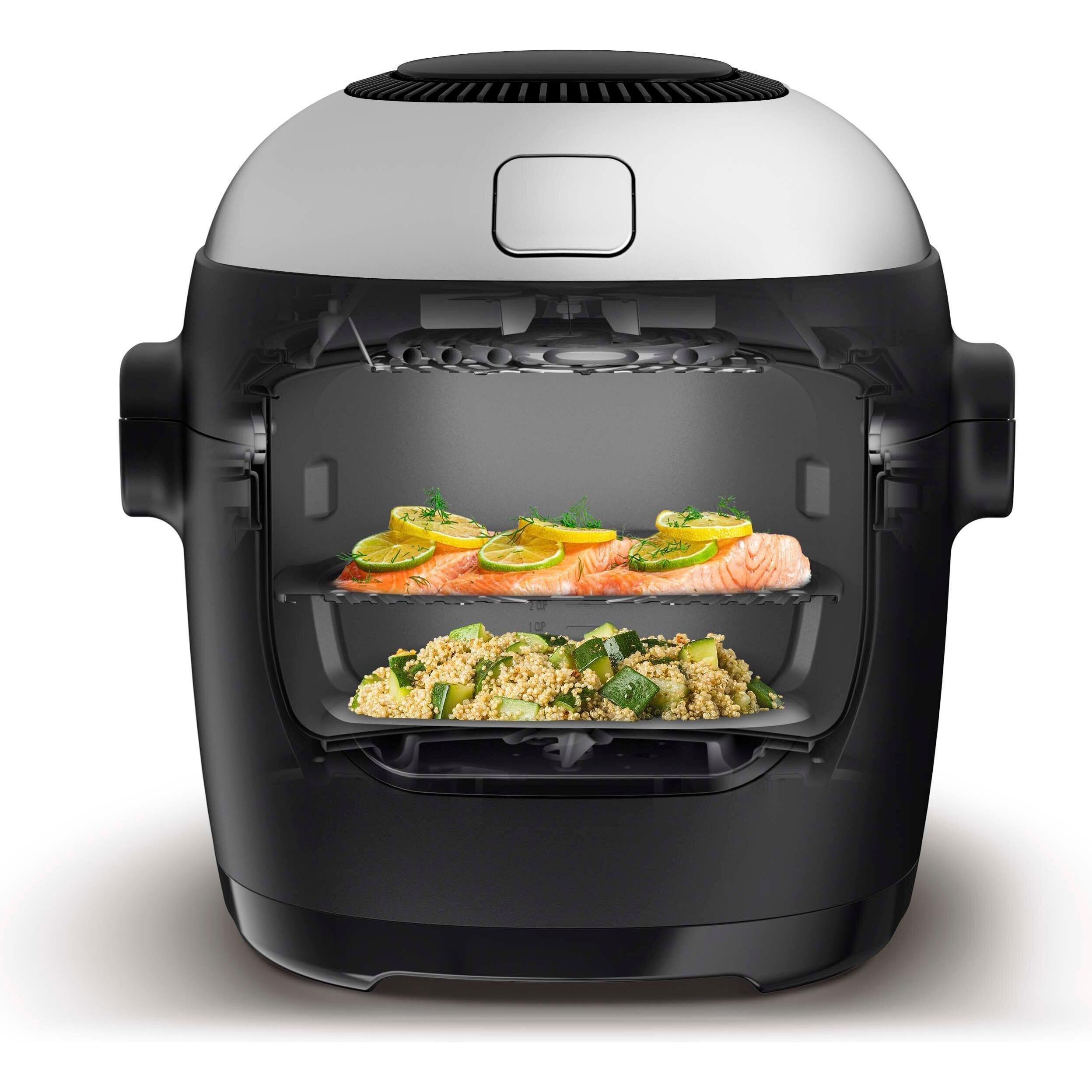 OBH Nordica Multicook Actifry Multi-cooker and Air Fryer, 6 L, black, Friggitrice, Nero