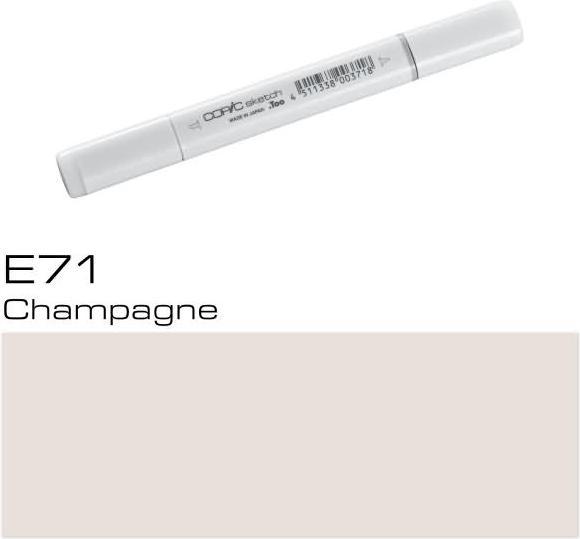 Image du produit Copic Sketch type E - 71 (E71 - Champagne, 1 x)