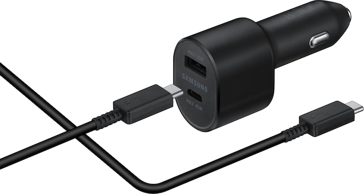 Produktbild Samsung DUAL FAST CAR CHARGER 45W & 15W EP-L5300XB BLACK