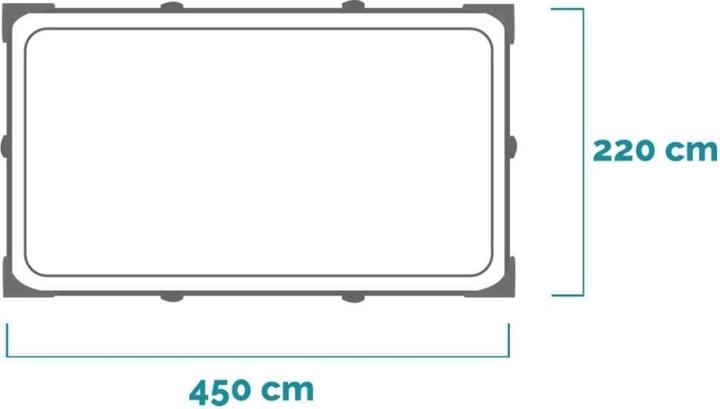 Produktbild Intex Rectangular Frame (450 x 220 x 84 cm)