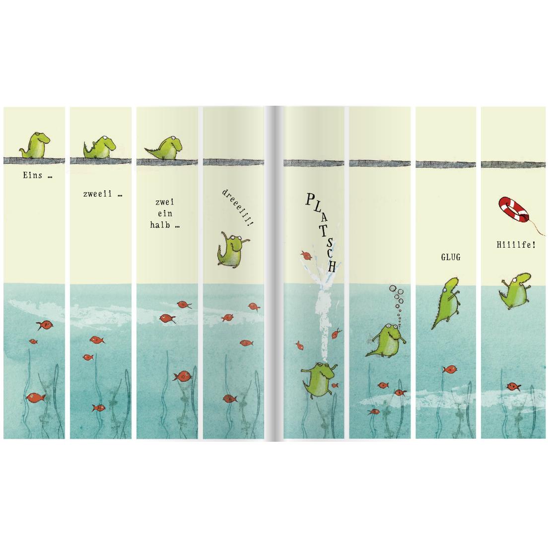 Thumbnail - Das wasserscheue Krokodil, Kinderbücher von Gemma Merino