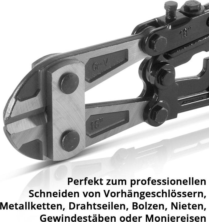 Actual product image Stahlwerk Bolt cutter 18" chrome vanadium professional bolt cutter, steel cutter (457.20 mm)