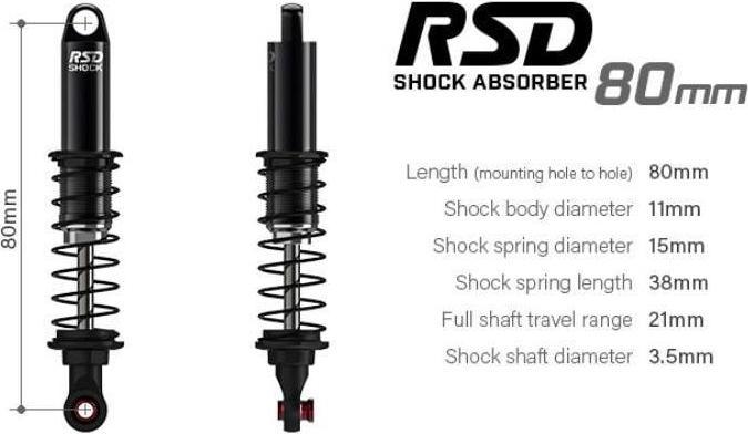 Immagine prodotto Gmade Ammortizzatore RSD 80mm