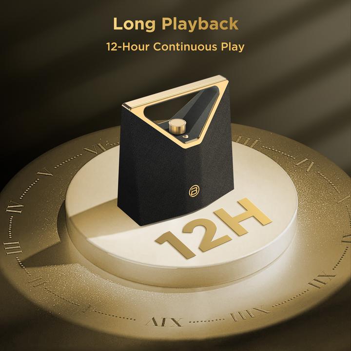 Image du produit Bugani Brief Plus Bluetooth-Lautsprecher black+gold (12 h)