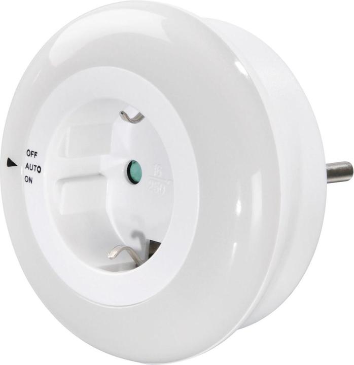 Produktbild Hama LED-Nachtlicht Circle mit integr. Steckdose, Lichtsensor, Berührungsschutz
