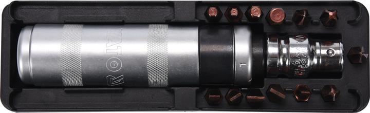Actual product image Yato Hand-held impact wrench 1/2? 15-piece set incl. bit adapter & 13 bits Impact screwdriver