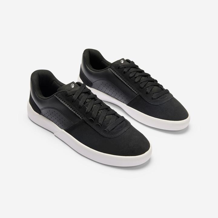 Produktbild Oxelo Skateschuhe Damen/Herren niedrig Cupsole - Crush 500 schwarz/weiss (44)