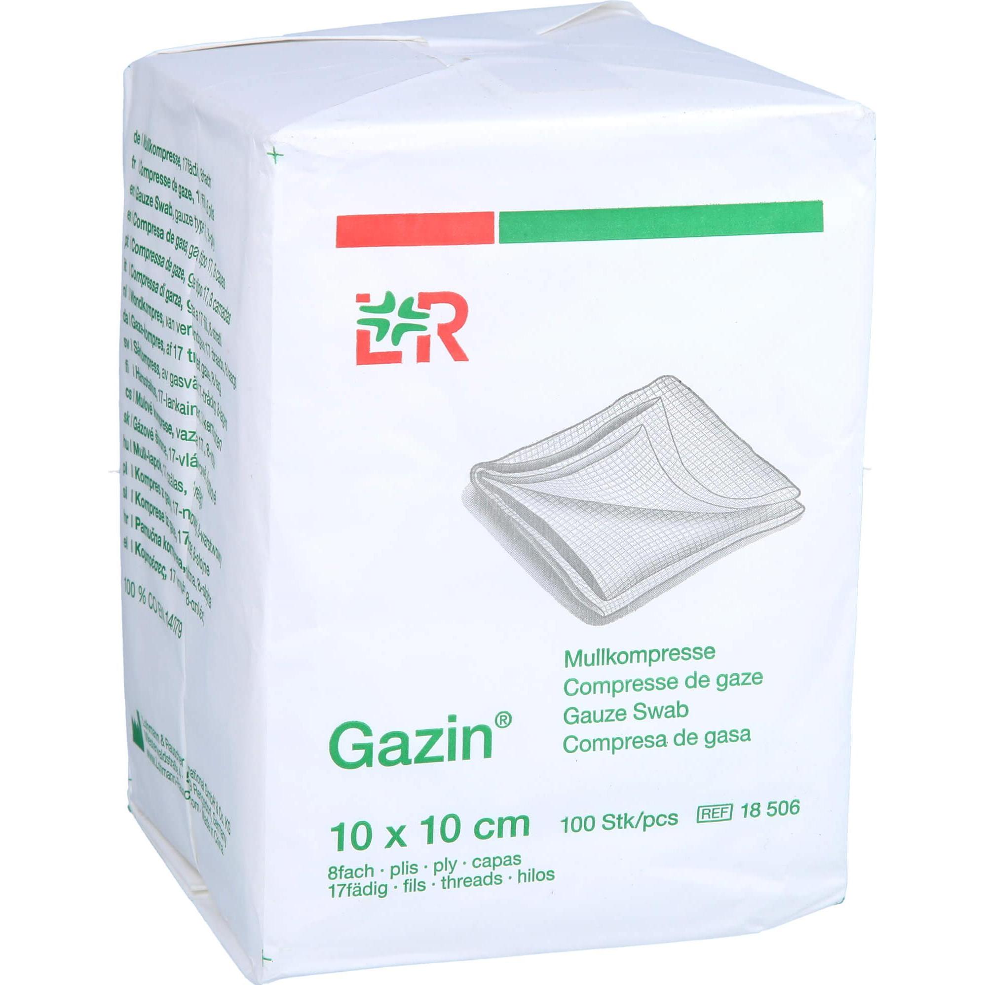 Gazin, Verbandsmaterial, Mullkompressen