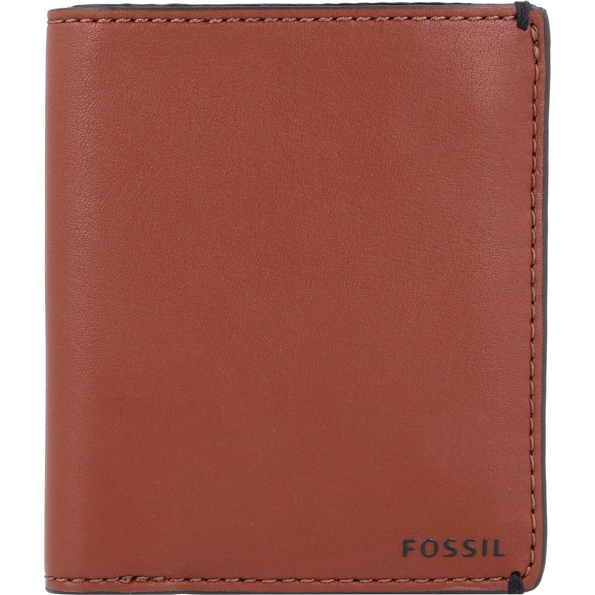 Fossil, Herren, Portemonnaie, Joshua Geldbörse 8,5 cm, Braun