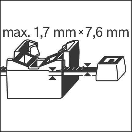 Produktbild Bosch Professional Befestigungsverbinder (Kunststoffkabelbinder, 200 mm, 100 Stk.)