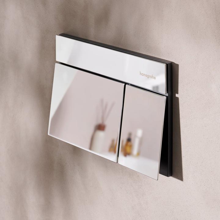 Immagine prodotto hansgrohe iFrame élément E Plaques de déclenchement pour chasse d'eau à 2 quantités, 66003000, 66003000