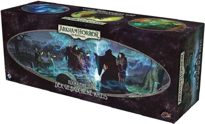 Produktbild Asmodée Rückkehr zu: Der gebrochene Kreis: Arkham Horror  (DE-Erweiterung) (Deutsch, 1 - 2 Spieler)