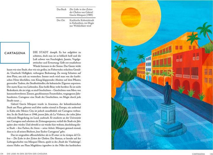 Actual product image Atlas der literarischen Orte (German, Sarah Baxter, 2019)