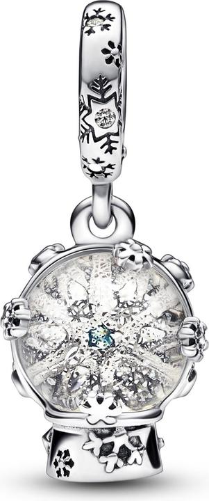Produktbild Pandora Schneeflocke Schneekugel (Silber 925, Emaille)