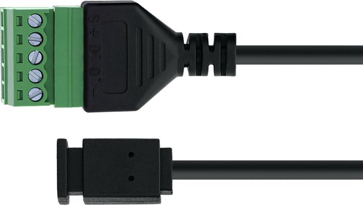 Actual product image InLine ® Mini-USB Buchse an Terminalblock, 5-polig, mit Kabel