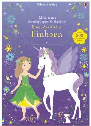 Il mio primo libro di adesivi per bambole da vestire: Elisa, il piccolo unicorno