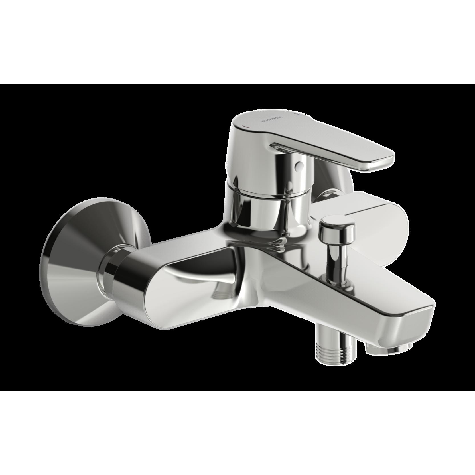 Hansa, Badarmatur, Armaturen GmbH Wannen-Hebelmischer Hansapolo neu Wandmontage verchromt