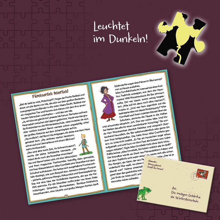 Actual product image Kosmos Story Puzzle: The school of magical animals - terribly solemn! (200 pieces)