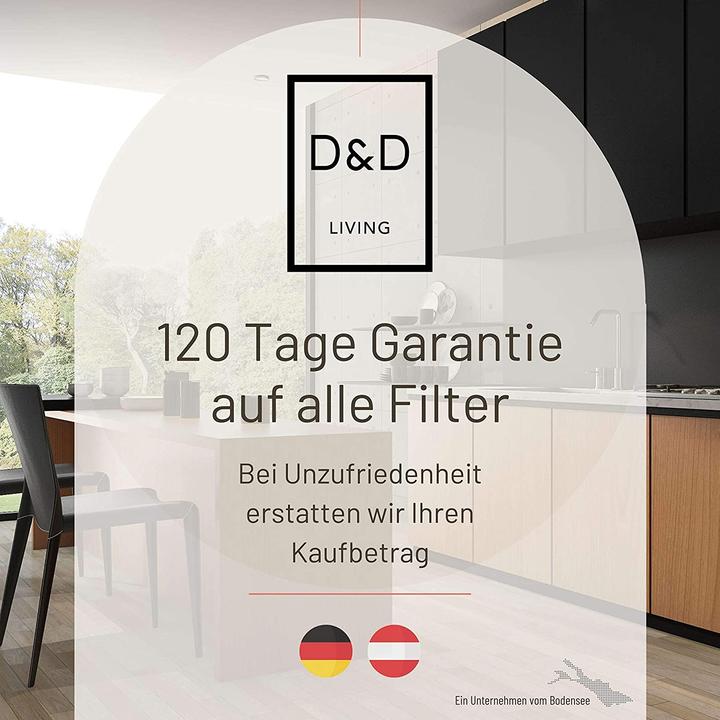 Produktbild D&D Living Aktivkohlefilter-Set