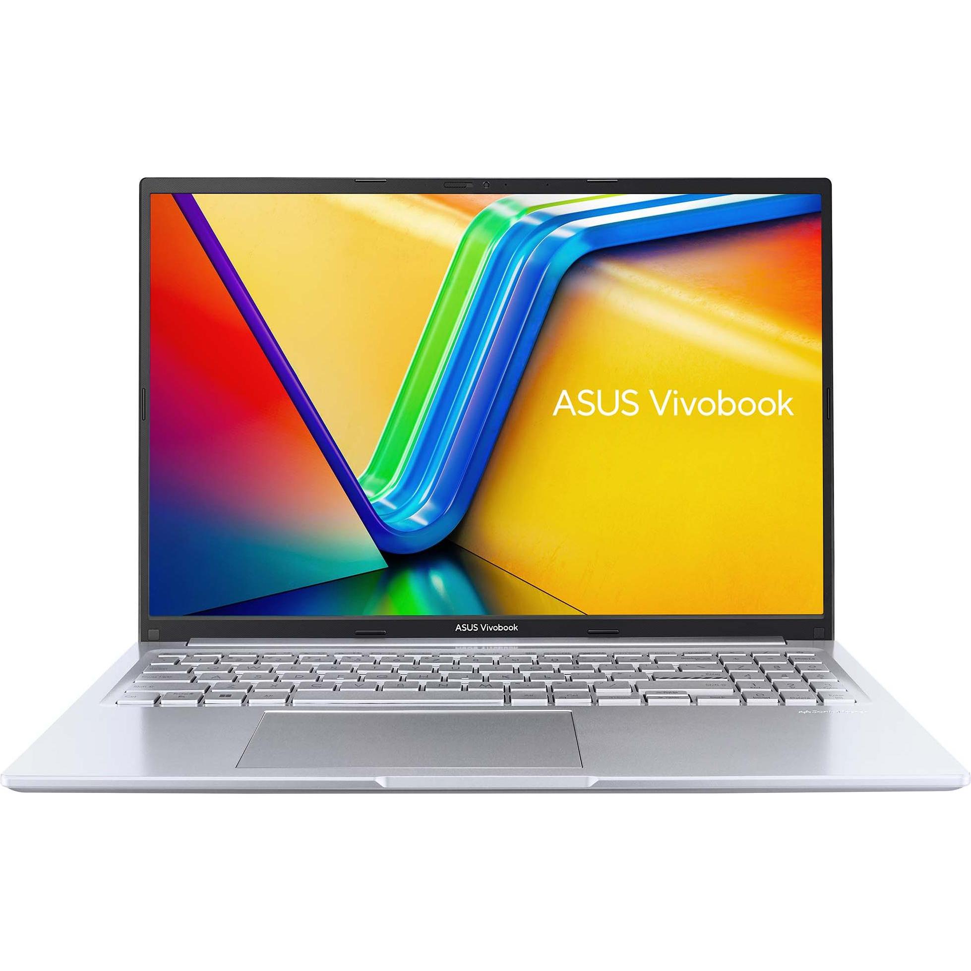 ASUS Vivobook 16 (16", 500 GB, 12 GB, Deutschland, AMD Ryzen 7 7730U), Notebook, Silber