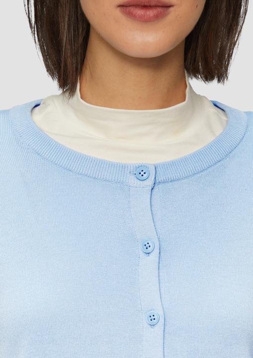 Actual product image S.Oliver Strickjacke Rundhals-Strickjacke mit Knopfleiste (38)