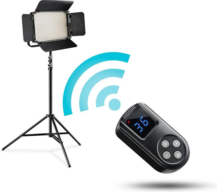 Produktbild mantona Walimex Niova 600 Plus Bi-Color + WT-806 (Flächenleuchte)