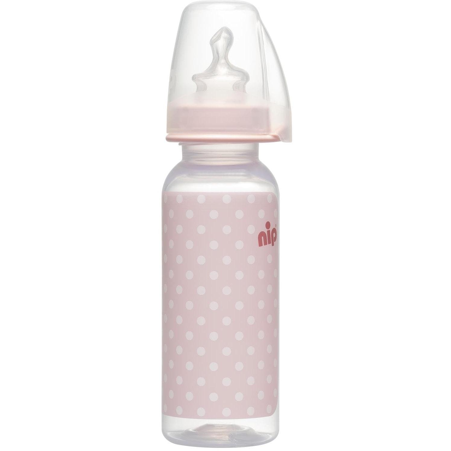 NIP, Babyflasche, Standardflasche Trendy Girl 250 ml (250 ml)