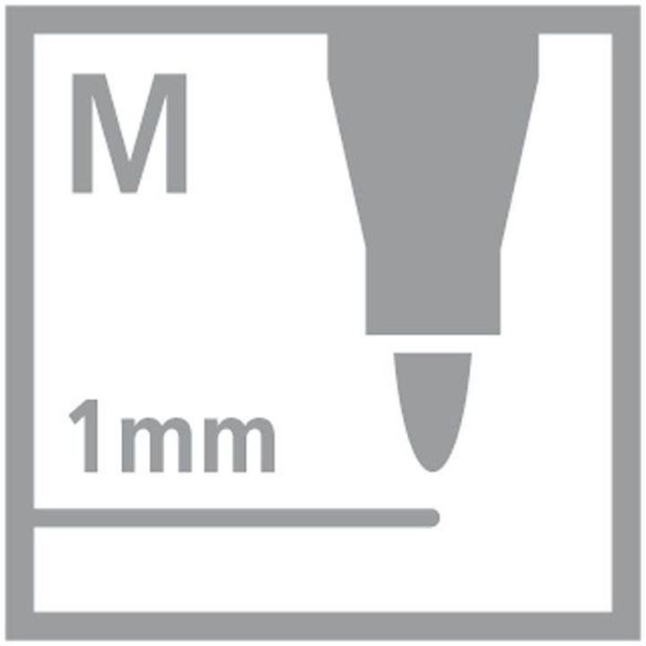 Productafbeelding STABILO Cappi viltstift met dopring (Veelkleurig, 12 x)