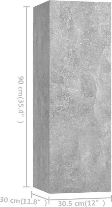 Image du produit vidaXL TV-Schrank-Set (60 x 30 x 30 cm)