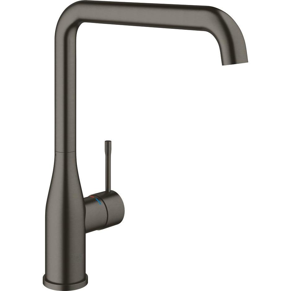 Grohe, Küchenarmatur, Kchenarmatur mit Einhebelmischer Essence New hard graphite gebrstet 30269