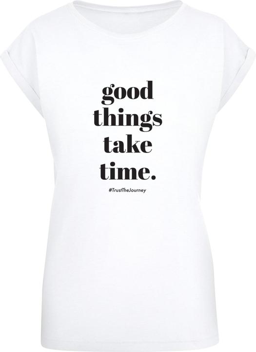 Produktbild Merchcode Ladies Good Things Take Time T-Shirt - 117487 (4XL)