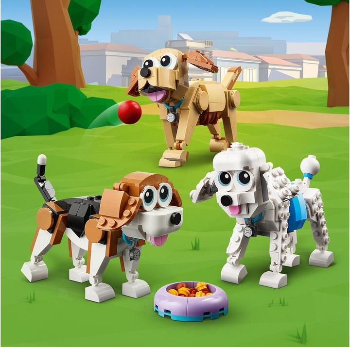 Actual product image LEGO Cute dogs (31137, LEGO Creator 3-in-1)
