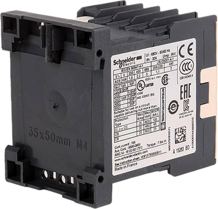 Schneider Electric Leistungsschütz 24VDC 2,2kW 6A