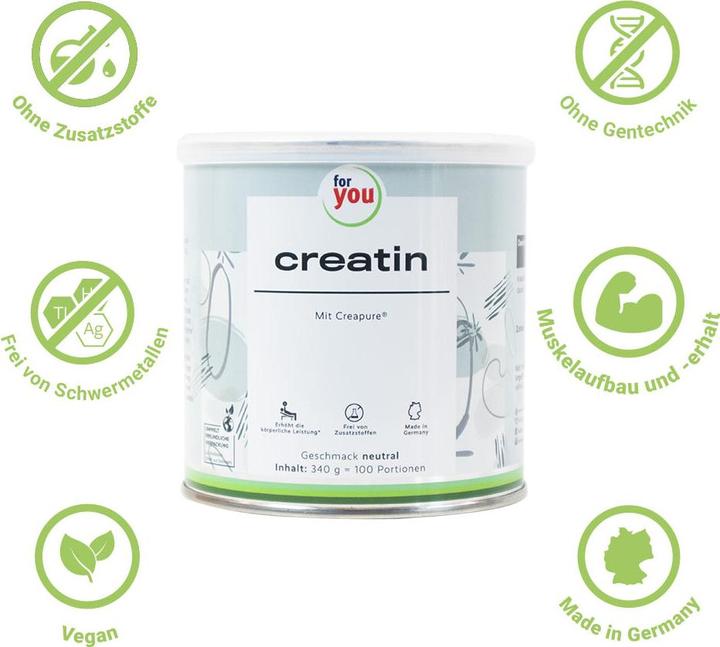 Image du produit For You Créatine (1 pièce(s), Poudre, 340 g)