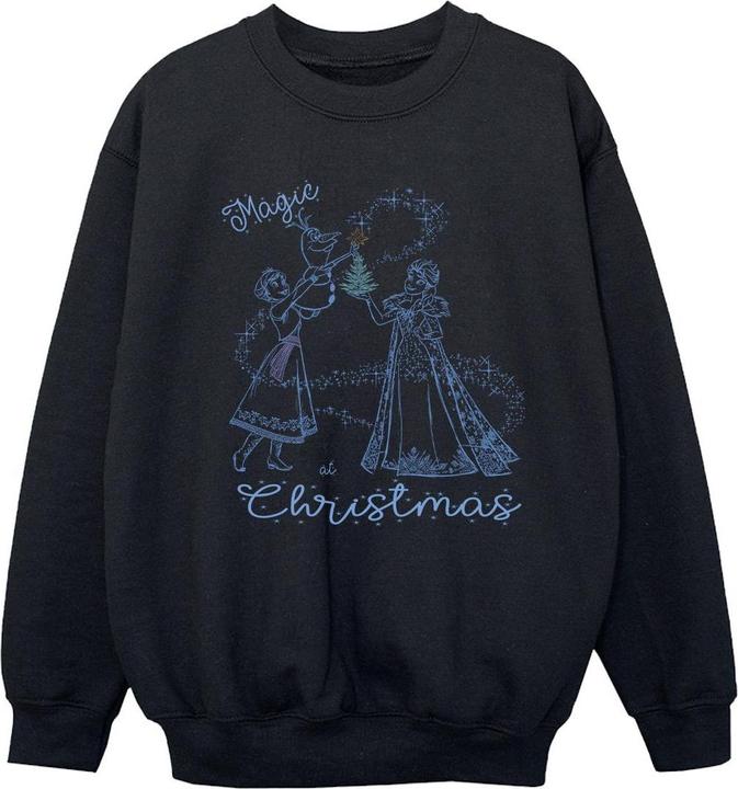 Produktbild Disney Frozen Magic Christmas Sweatshirt Mädchen (128)