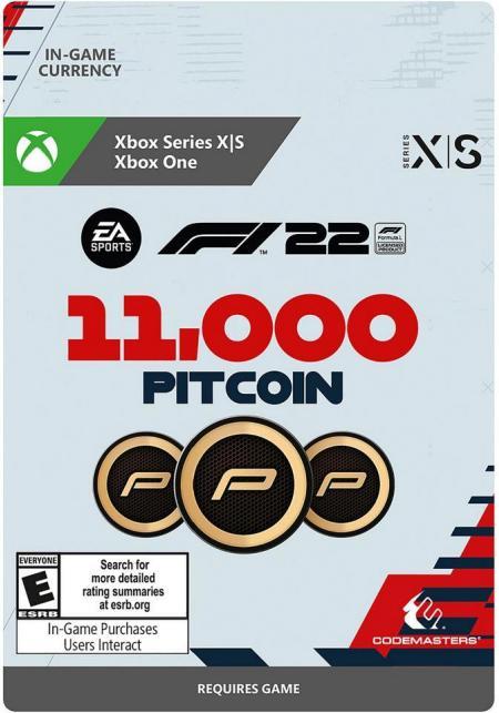 Actual product image Microsoft F1 22 - 11000 Pitcoin