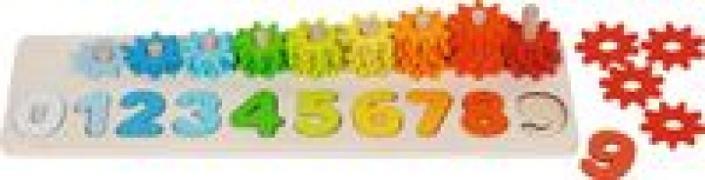 Produktbild Goki Sortierspiel Lerne Zählen mit Zahnrädern (Deutsch, 3 Jahre)