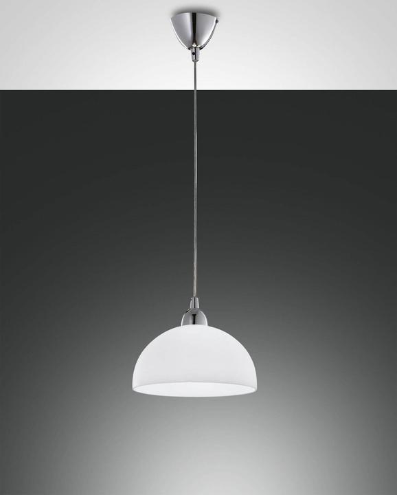 Fabas Luce Lampada a sospensione Nice E27 Ø260mm Bianco, made in Italy (E27)