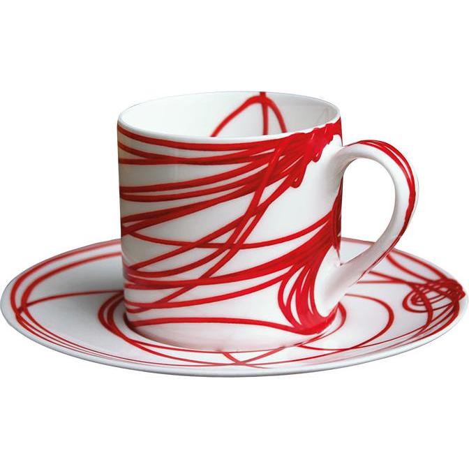 Taitù, Tasse, Fil Rouge Nodi Espressotasse (100 ml, 1 x)