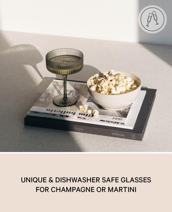 Immagine prodotto Esmée Set di 2 bicchieri da Champagne / Martini Oskar (27 cl, 2 Occhiali, Bicchieri da champagne)