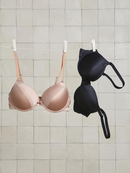 Immagine prodotto Vertbaudet 2er-Pack BHs aus Mikrofaser-Satin (Confezione da 2, 80 D)