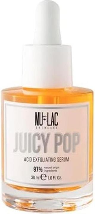 Mulac Cosmetics Juicy Pop Acid Exfoliating Serum with Vegan Acids 30ml (30 ml)