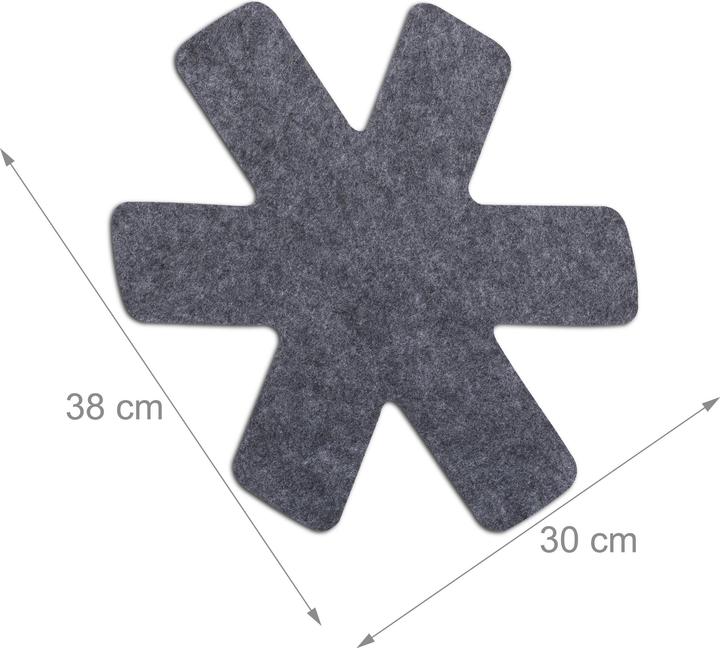 Relaxdays 6x pan protectors (Plastic)