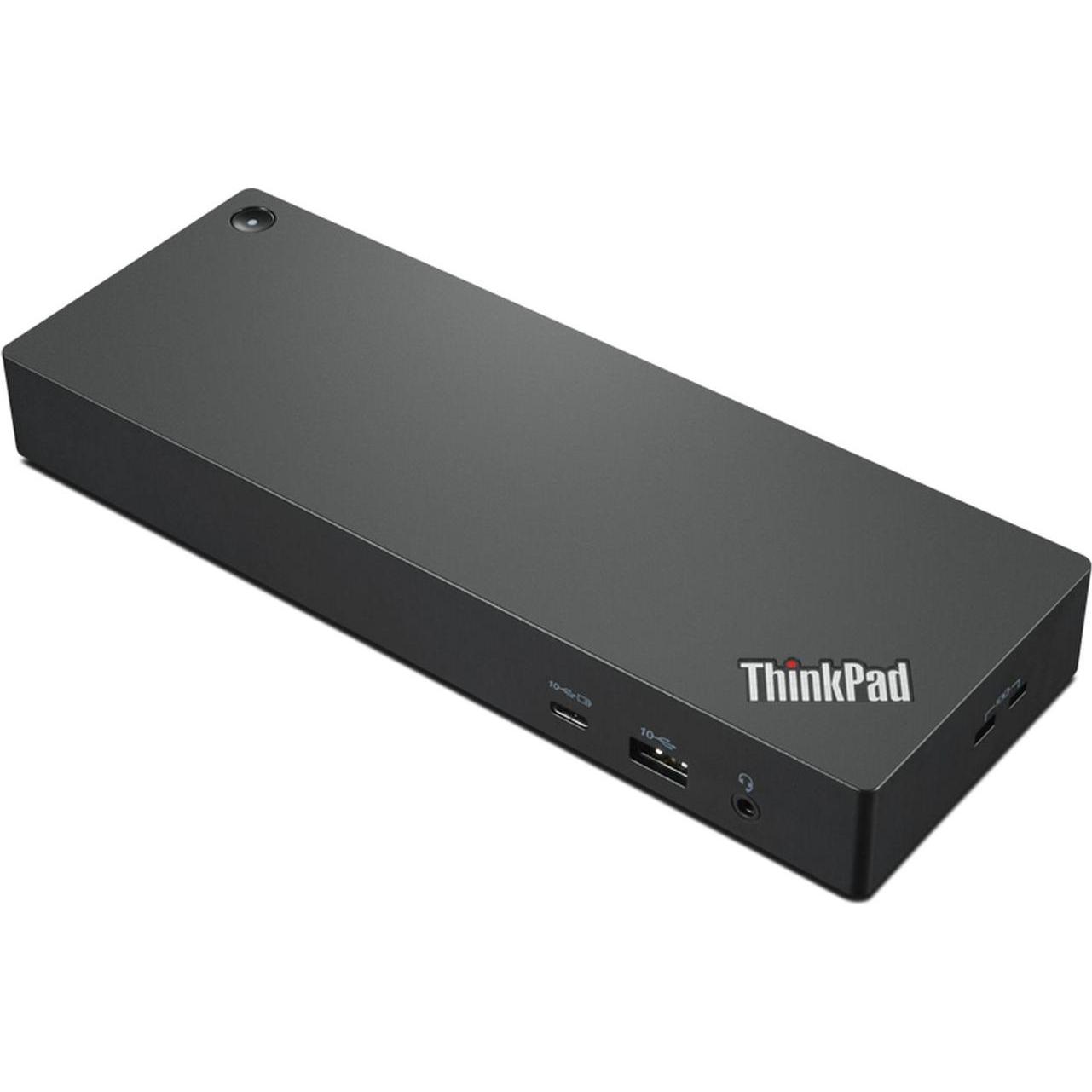 Lenovo 40B00135UK (Thunderbolt, 10 Ports), Dockingstation + USB Hub, Schwarz