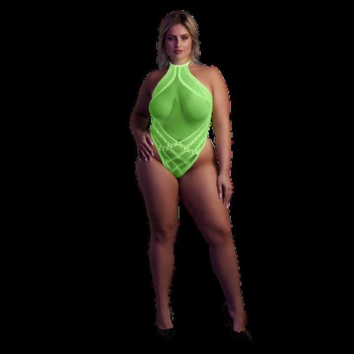 Actual product image Ouch! Body with Halter Neck - XL/XXXXL (XL, XXL, 3XL)
