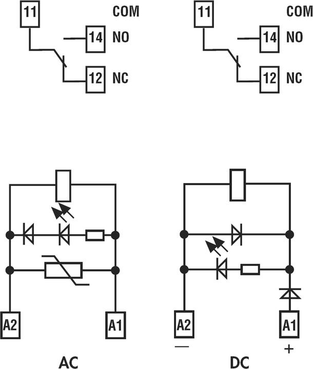 Immagine prodotto Finder SPDT 16A Modulo Rele interfaccia 12Vcc