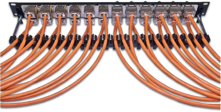 Actual product image Wirewin 24-port 1U patch panel, shielded