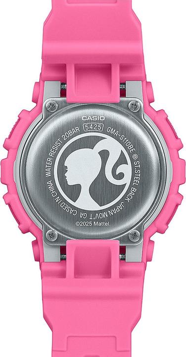 Actual product image Casio GMA-S110BE-4AER Damenuhr G-Shock x Barbie 46mm 20ATM (49 mm)
