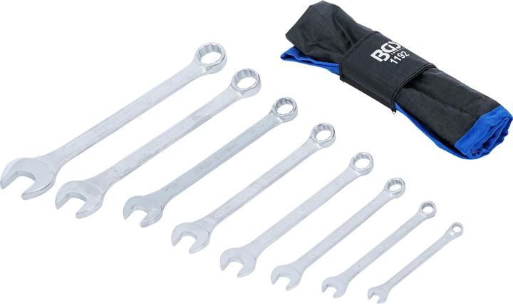 Actual product image BGS Combination Spanner Set 6 - 19 mm 8 pcs. (19 mm, 6 mm, 12 mm, 14 mm, 16 mm, 10 mm, 18 mm, 7 mm, 17 mm, 11 mm, 15 mm, 8 mm, 9 mm, 13 mm)
